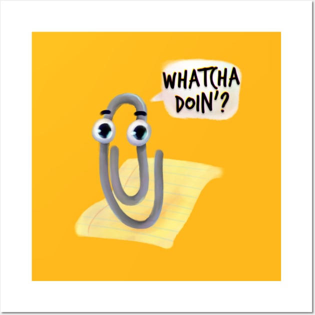 Clippy Wall Art by victor7234